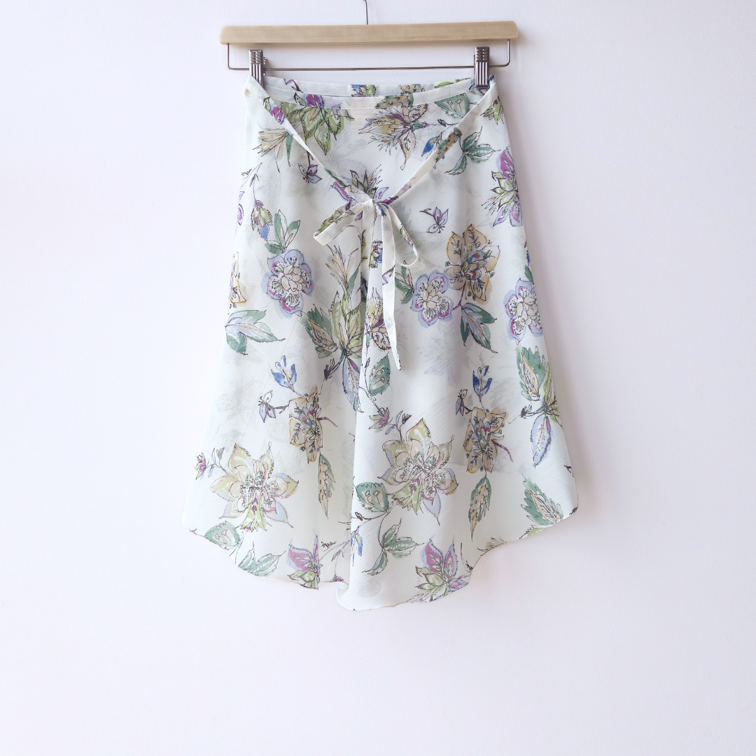 Floral Wrap Skirt - Hana