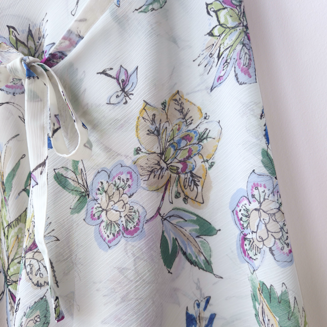 Floral Wrap Skirt - Hana