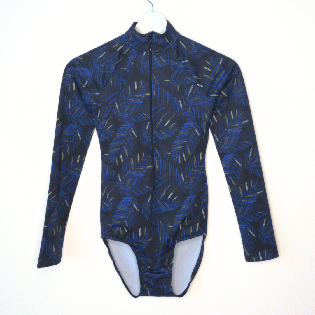 Ksenja Leotard - Blue Feather