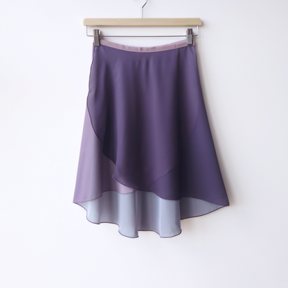 Gradience Wrap Skirt - Mauve