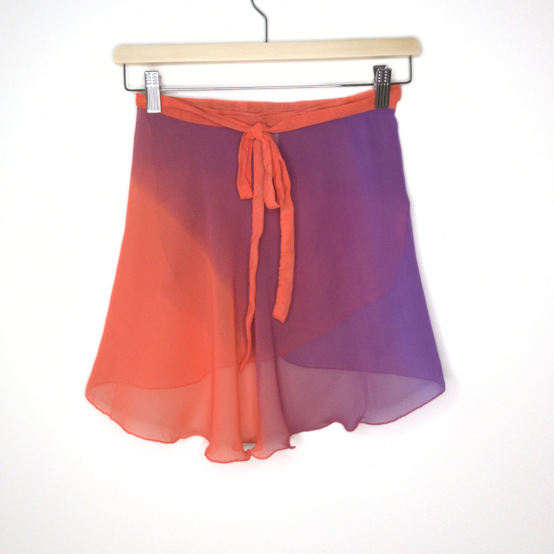 Gradience Wrap Skirt - Bright