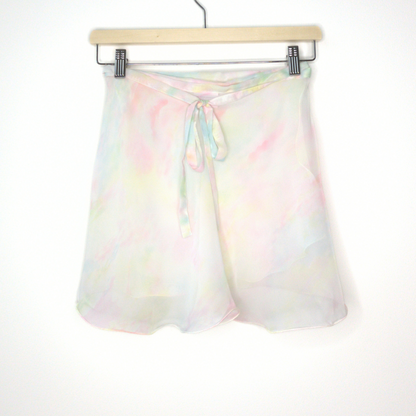 Marble Wrap Skirt - Pastel